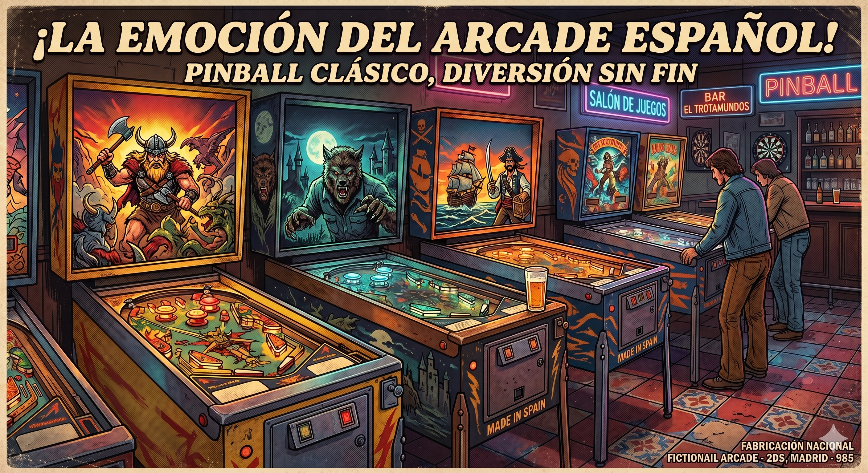 Los mejores pinballs fabricados en España: una industria que el mundo no conoce